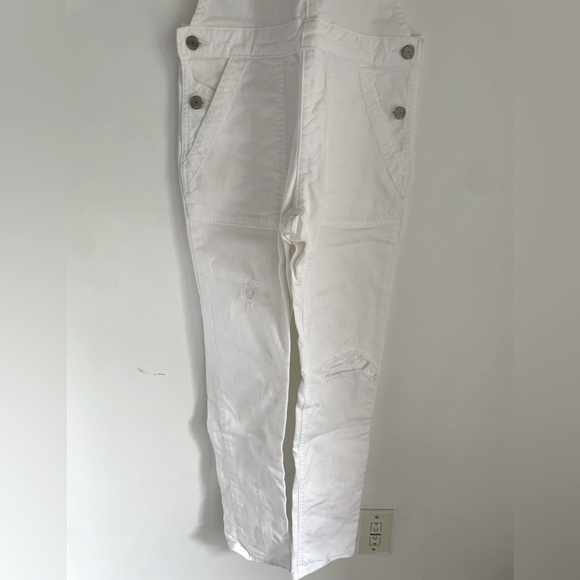 Gap White Denim Overalls - Picture 4 of 8
